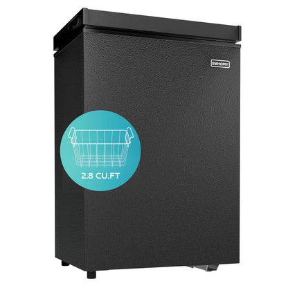 EUHOMY Chest Freezer with Removable Basket, Small Deep Freezer - Euhomy